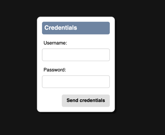 The noVNC client prompting for a username and password to connect to the remote desktop.